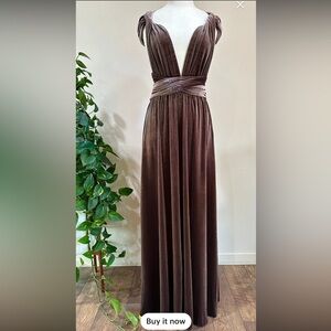 Velvet Infinity Dress